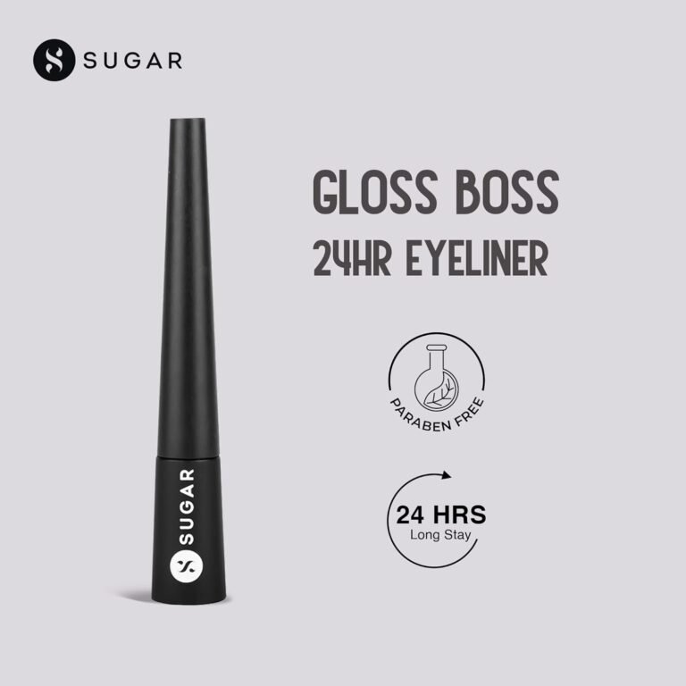 Read more about the article Sugar Cosmetics Gloss Boss 24Hr Glossy Eyeliner Gel With Brush Safe for Sensitive Eyes
