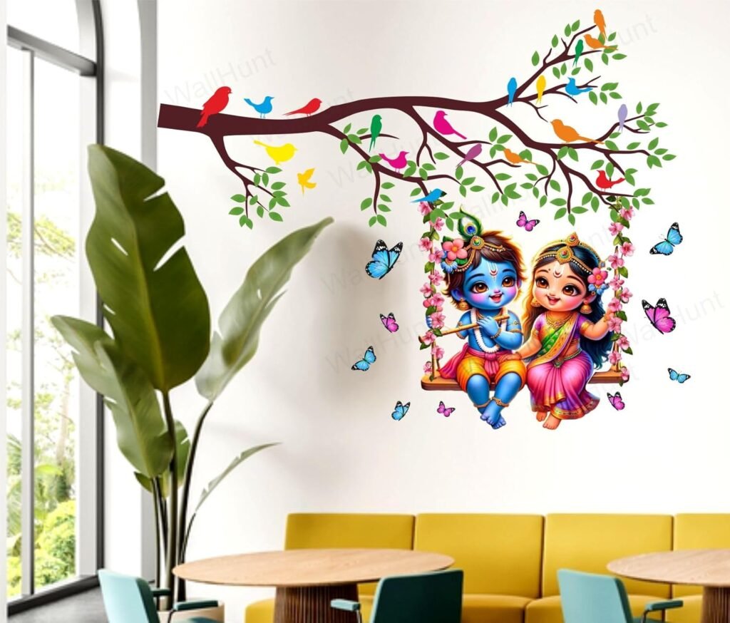 best-radha-krishna-wall-sticker-for-home-decor