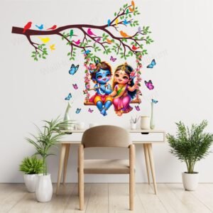 Radha Krishna Wall Sticker