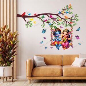 Radha Krishna Wall Sticker